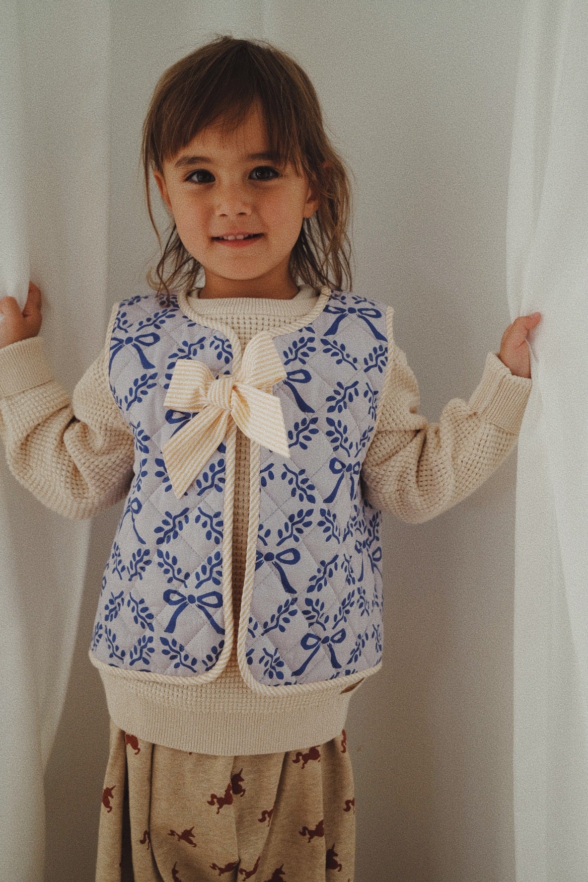 RIBBON TREE QUILT VEST