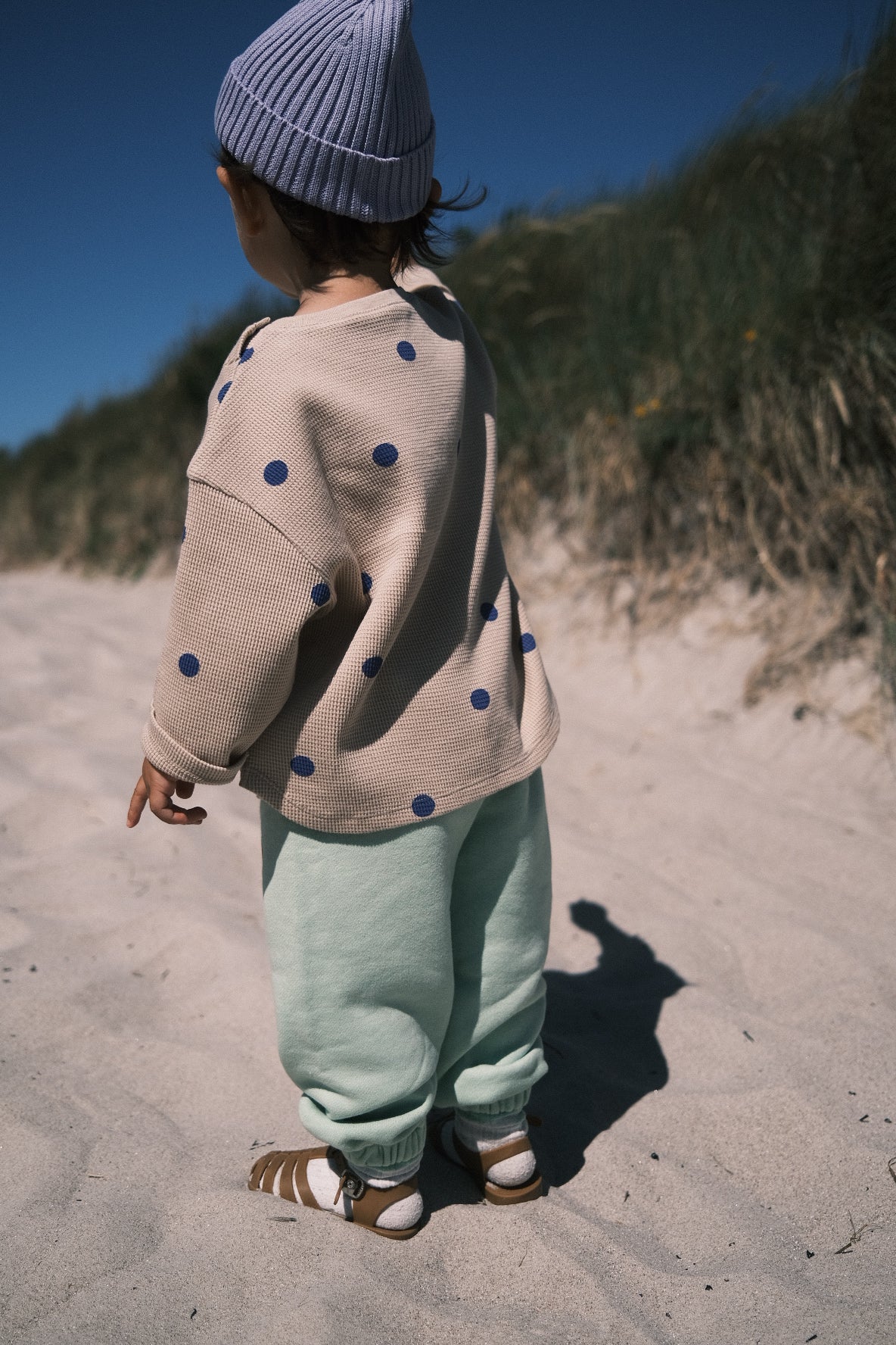 BLUEBERRY WAFFLE LONG SLEEVE T-SHIRT